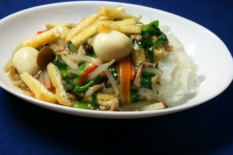 子狐の中華丼 レシピ 作り方 By おとうふタイシ クックパッド 簡単おいしいみんなのレシピが375万品