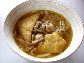 *カレーの後の*和風カレーうどん