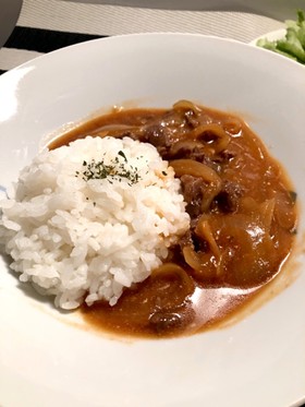 お手軽 ビーフストロガノフ