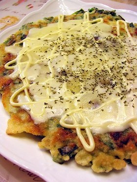 Pizza風海鮮チヂミ
