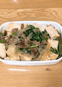 すき焼き風豆腐の煮込みレシピ