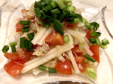 クミン風味の大根サラダの写真