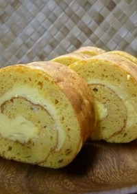 【低糖質】大豆粉のロールケーキ