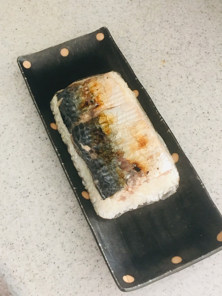 焼き鯖寿司（押し寿司）の画像