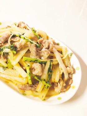♡ずぼら嫁の豚肉と大根のピリ辛炒め♡