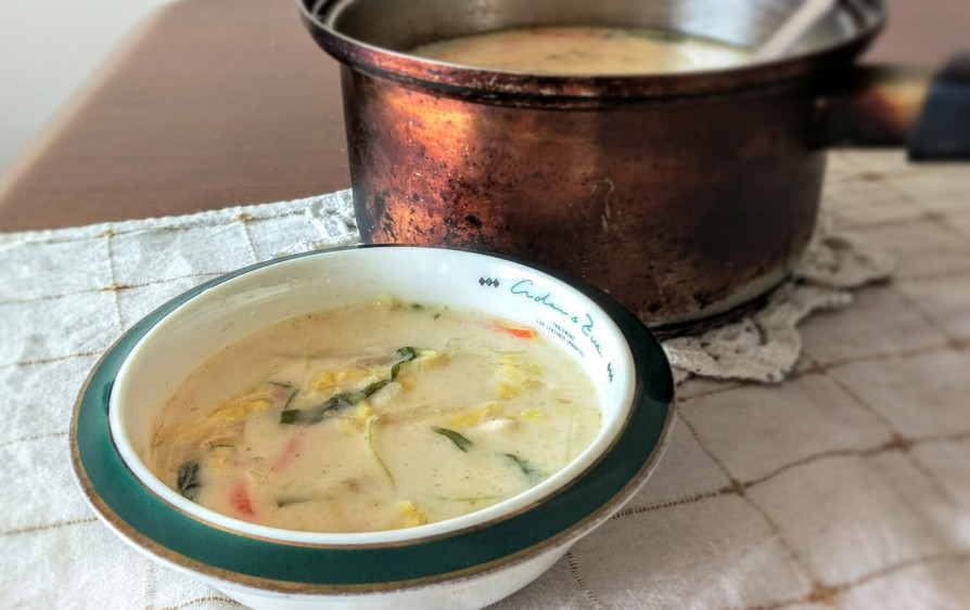 シーチキンの野菜たっぷり簡単ミルクスープの画像