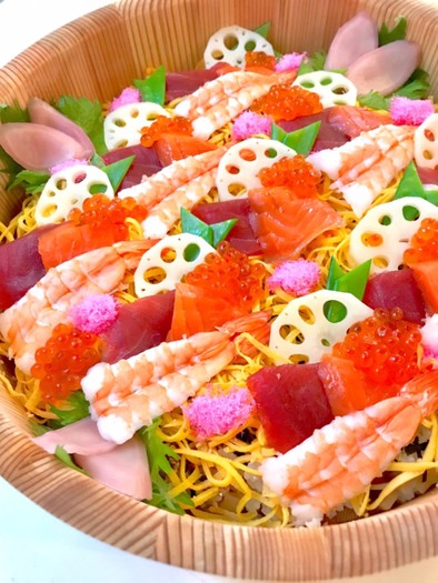【ひな祭り】海鮮 ちらし寿司の写真
