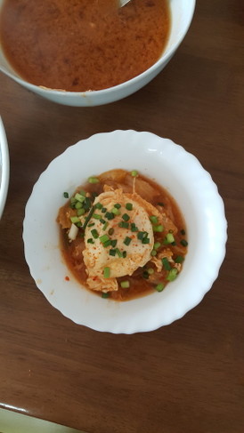 キムチ卵★つけ麺