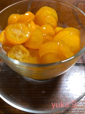 きんかんスライス砂糖煮