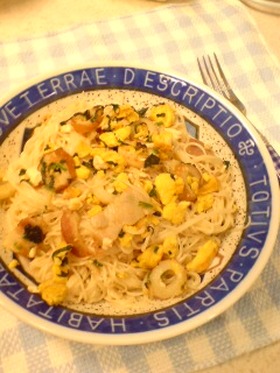 オイマヨ★☆そうめんチャンプルー♡