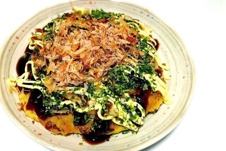 山芋だけのヘルシーお好み焼き レシピ 作り方 By クックニート クックパッド