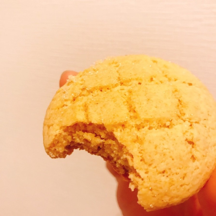 ホットケーキミックスでメロンパンクッキーの画像
