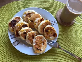 手作りHMで惣菜ホットケーキ