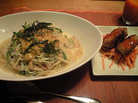 うまうま納豆パスタ