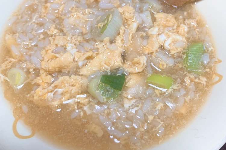 風邪のときの簡単おじや W レシピ 作り方 By 実菜 クックパッド 簡単おいしいみんなのレシピが357万品