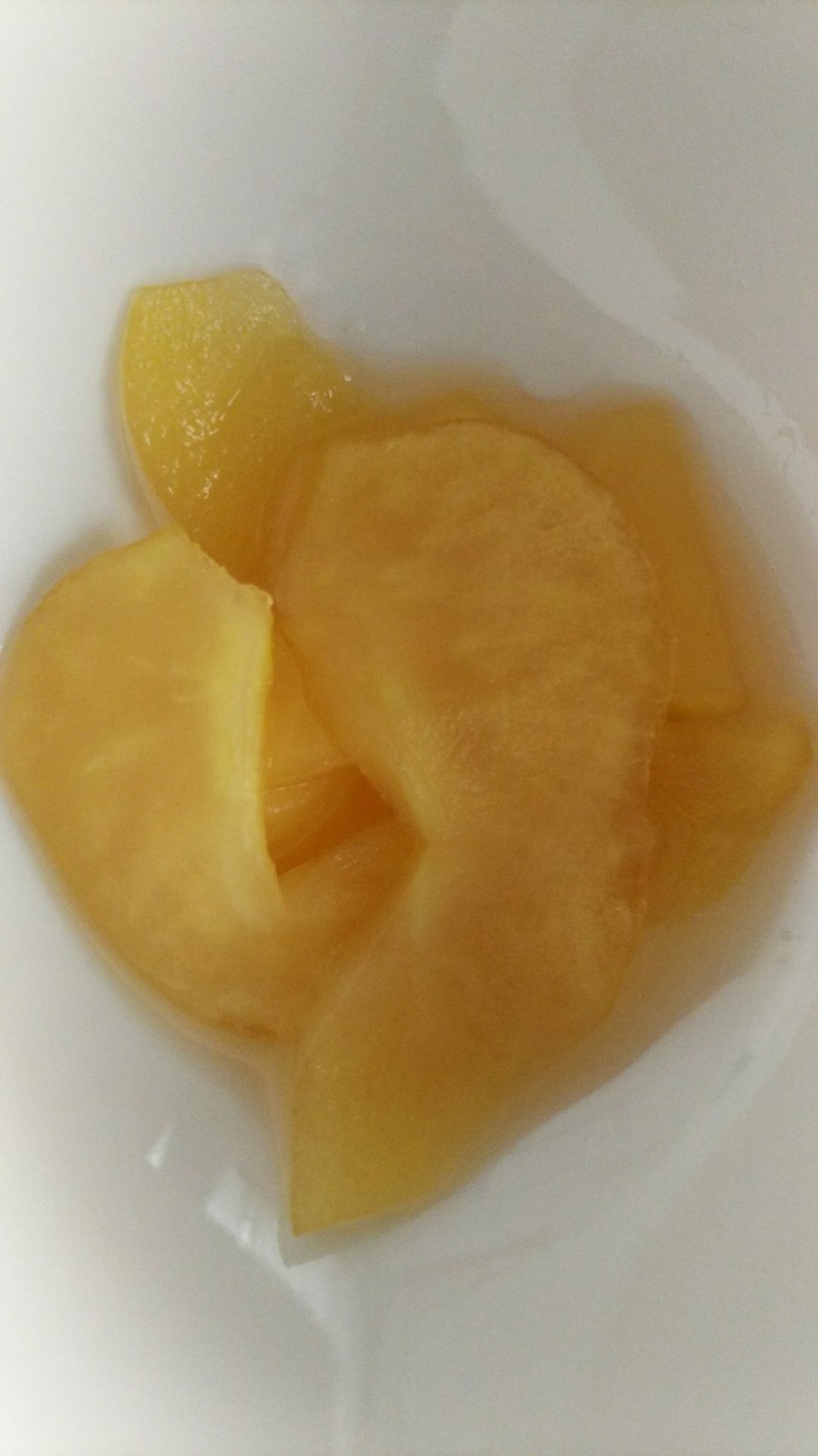 レンチン☆リンゴの甘煮 コンポートの画像