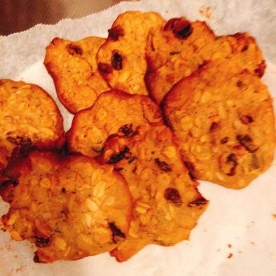 米粉と大豆粉で作るプロテインクッキーの写真