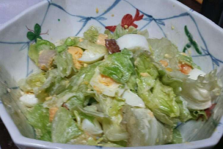 レタス大量消費 シンプルサラダ レシピ 作り方 By がぢら クックパッド