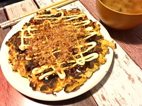 糖質制限対応!ヘルシーお好み焼き☆