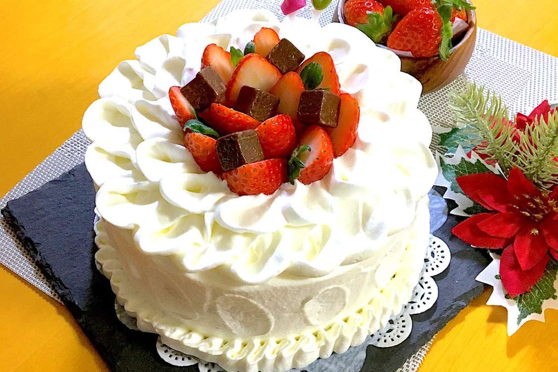 15cmのスポンジケーキ 5号サイズ レシピ 作り方 By Yokko115 クックパッド 簡単おいしいみんなのレシピが379万品
