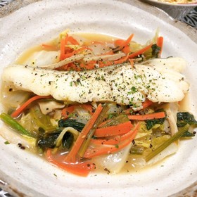 簡単♡白身魚のめんつゆバターソテー♡