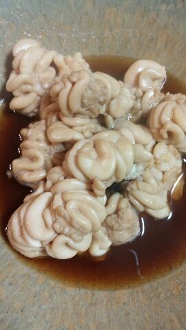 鱈の白子の煮物