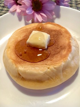 強力粉で簡単パンケーキ