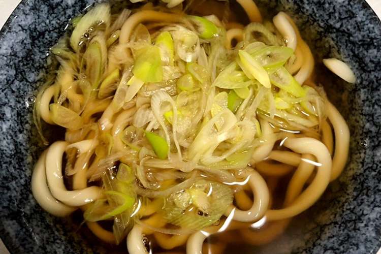 ネギたっぷり 治りかけの風邪にネギうどん レシピ 作り方 By たけちよまる クックパッド 簡単おいしいみんなのレシピが360万品