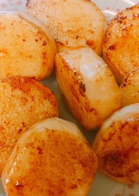【簡単】山芋のほっこりバター醤油焼き