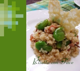 そら豆のリゾット