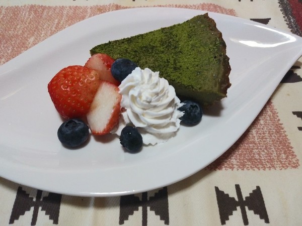 抹茶の生チョコタルト