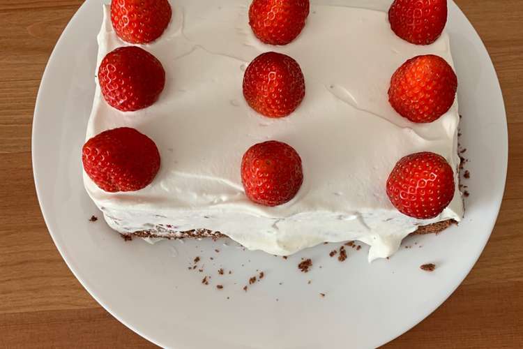 簡単チョコいちごケーキ レシピ 作り方 By みぽりん クックパッド