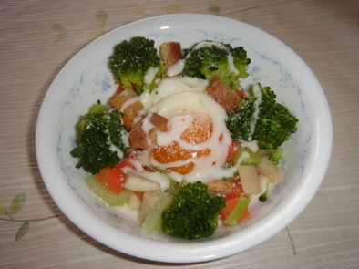 温野菜deシーザーサラダの写真