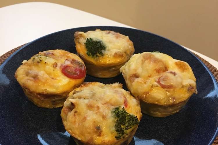 身近な食材で 食パンのミニキッシュ風 レシピ 作り方 By ヒーラン クックパッド 簡単おいしいみんなのレシピが349万品