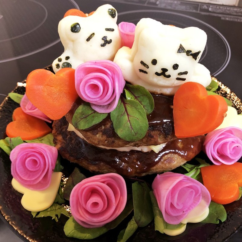 ハンバーガーケーキのレシピ