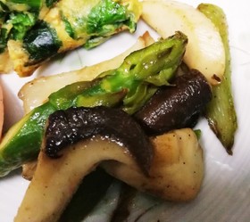 エリンギアスパラ☆マヨネーズで味付け簡単