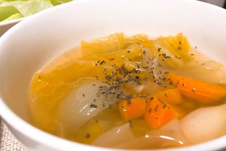 簡単野菜スープ 肉なしポトフ レシピ 作り方 By Peco助 クックパッド 簡単おいしいみんなのレシピが356万品