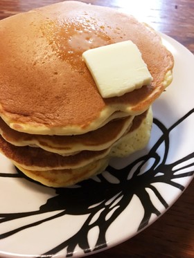 しっとりふわふわホットケーキ♪