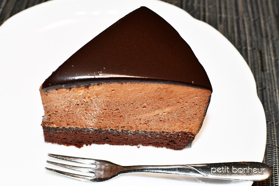 ダークチョコレートムースケーキのレシピ