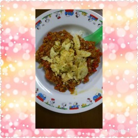 カレールーで簡単★ドライカレー★