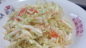 キャベツの明太子和え