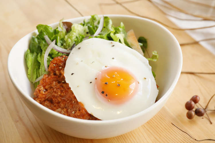 カフェ丼 タコライス風 レシピ 作り方 By フレッシュ卵卵 クックパッド 簡単おいしいみんなのレシピが371万品