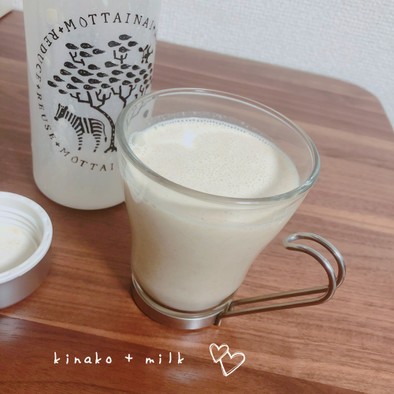 簡単飲みやすい❤︎きな粉牛乳麹甘酒の写真