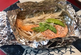鮭のホイル焼き