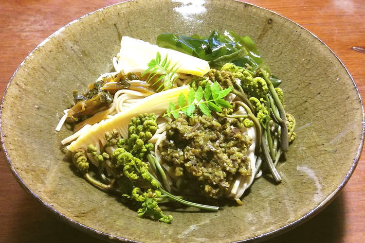 わらびの冷たい蕎麦 レシピ 作り方 By Guzavie クックパッド