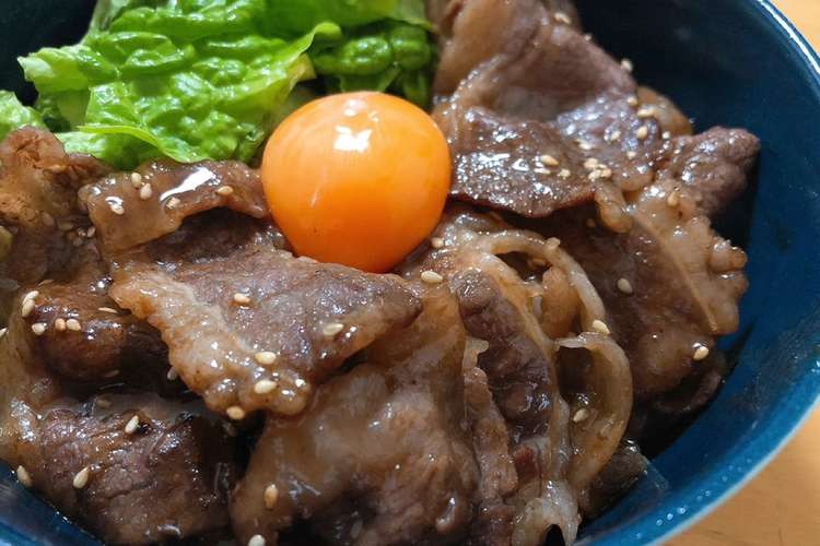 簡単 10分 カルビ丼 レシピ 作り方 By Maricha N クックパッド