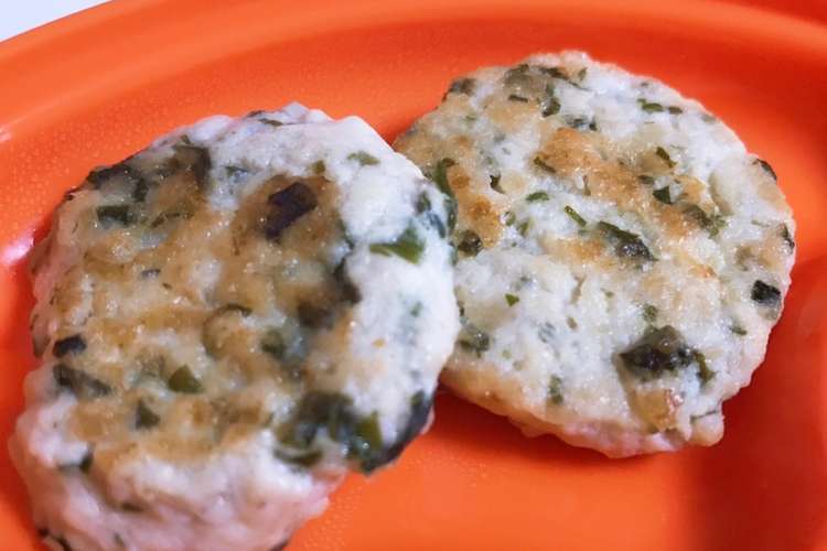 離乳食中期 豆腐と鳥ミンチのハンバーグ レシピ 作り方 By ルーモス クックパッド 簡単おいしいみんなのレシピが355万品
