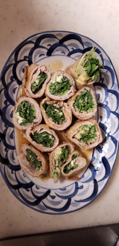 水菜の豚肉巻き