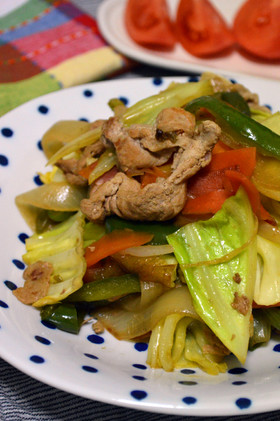 焼き肉のたれで時短☆野菜炒め