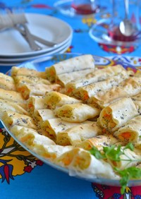 トルコ料理☆葱と野菜のボレキ